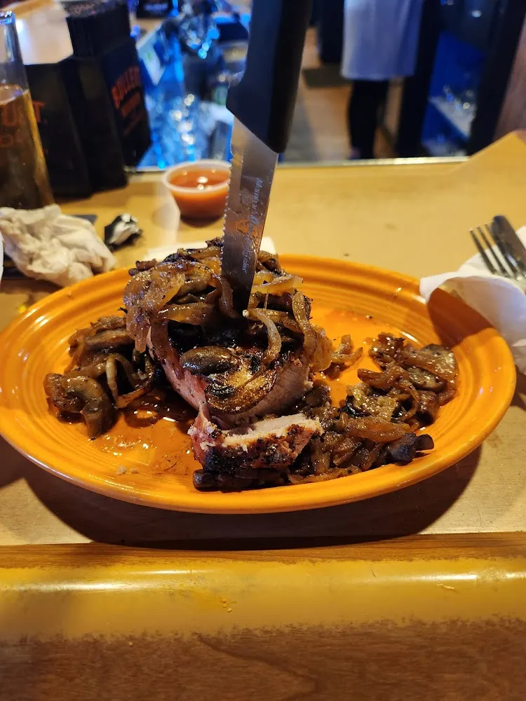Pork Chop with Mushrooms and Onions